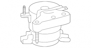 Right engine mount for Toyota RAV4 09-12 2.5