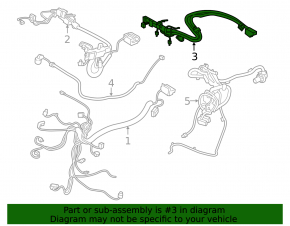 Fuel Rail Wiring BMW 3 F30 17-18 B46