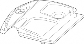 Engine cover Infiniti QX30 17- 2.0T