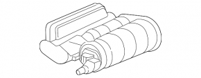 Carbon Canister Absorber Naked Honda CRV 17-19 2.4