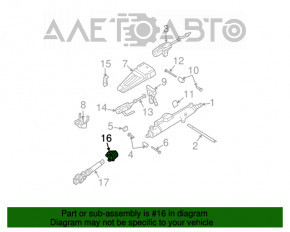 Steering cardan shaft boot Mercedes W211