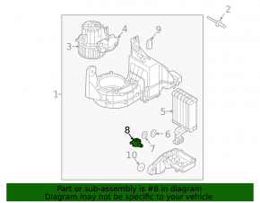 Volvo XC90 16-23 Row 3 Heater Valve