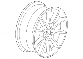 Wheel disk R19 281 style BMW 5 F10 09-16 9x19