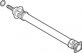 Cardan shaft cardan front Infiniti FX35 FX45 03-08 AWD