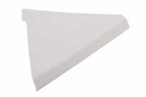 Door plug triangle inner rear left Chevrolet Bolt 17-21 light gray