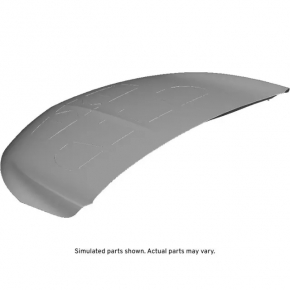 Hood bare Buick Encore 17-19 steel, black GB8, dents