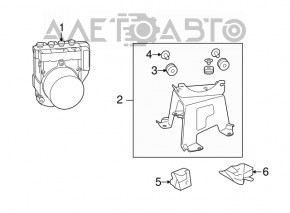 ABS ABS Lexus RX350 10-11 FWD