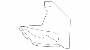 Additional Radiator Deflector BMW X1 F48 16-19 B46