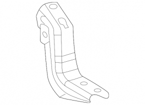 Rear right step sill bracket for Lexus LX 22-26