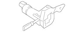 Motor for adjusting the tilt of the passenger seat cushion BMW X5 F15 14-18