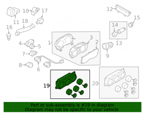 Climate control Subaru Forester 14-18 SJ manual broken fasteners, rubbed