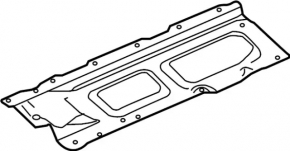 Right underbody protection mount for Infiniti QX50 19-24