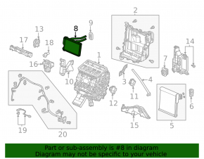 Honda Civic XI FE/FL 22-26 Heater Radiator