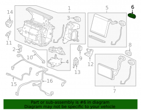 Acura ILX 13-A/C Heater Valve