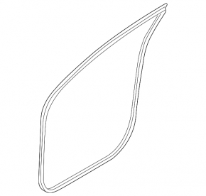 Door seal front right Hyundai Kona 18-23