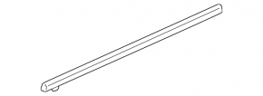 Molding door-glass central front left Chevrolet Impala 14-20