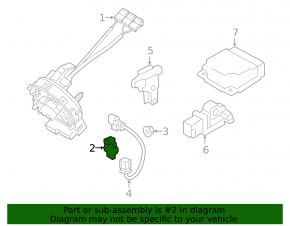 Airbag sensor front right Hyundai Santa FE 19-23
