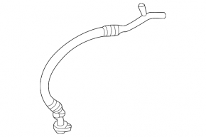 Air conditioning pipe compressor-heater Porsche Macan 17-24 2.0T