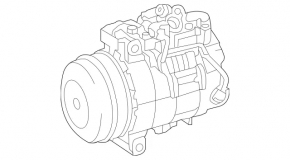 Air conditioning compressor Mercedes W166 ML 12-12 3.0d