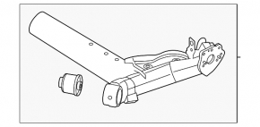 Rear beam Ford Fiesta 11-19