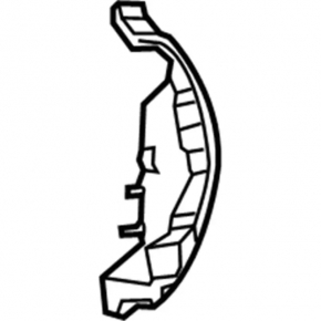 Left inner rear bumper mount for Lincoln MKX 2016-2018