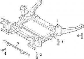 Front subframe Ford Explorer 20- 2.3T