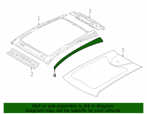 Roof lining right Ford Mustang Mach-E 21-23