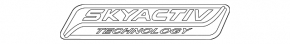 Mazda CX-9 16-19 SKYACTIV Tailgate Emblem Badge