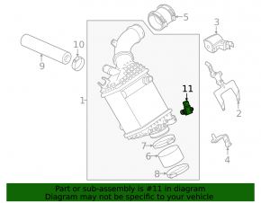Boost Pressure Sensor BMW X3 F25 11-17 2.0T