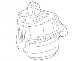 Left engine mount BMW X3 G45 25-26 3.0T