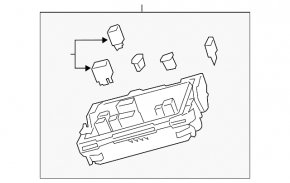 Cadillac CTS 16 underhood fuse box under stop-go