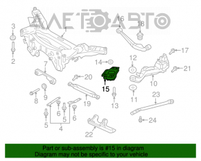 Rear Left Hub Mount Bracket Nissan Rogue 14-20