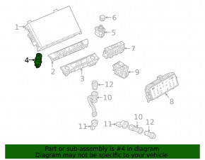 Start/stop button Audi Q7 16-