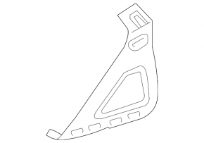 Front bumper bracket right BMW 7 G11 G12 16-19