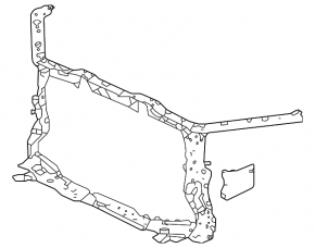 TV radiator panel Acura TLX 21-25 3.0