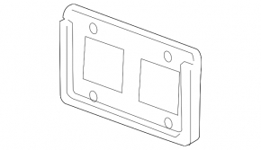 Honda Accord Front License Plate Area 13-15