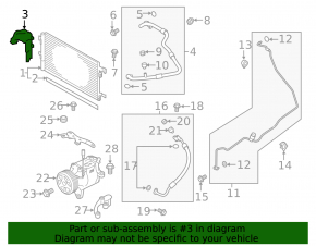 Radiator deflector left Subaru Impreza 17-23 GK