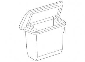 Ashtray, rear left door, Lexus RX300 RX330 RX350 RX400H 04-09