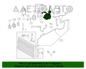 Air Conditioning Compressor Toyota Solara 2.4 04-08