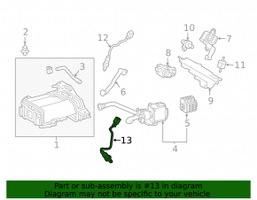 Lambda probe 2 Lexus NX200t NX300 15-21