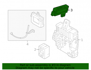Box Assembly-Icm RelayHyundai Sonata 16-17 hybrid