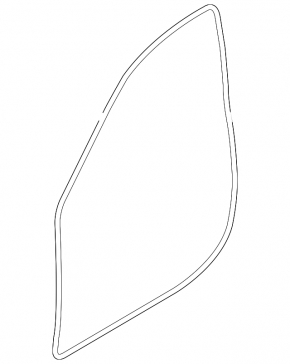 Front left door seal Porsche Panamera 10-16