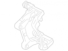 Rear left brake caliper bracket for Mercedes A-Class V177 19-22 AMG pack