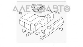 Glove box, glove compartment Mazda3 03-08 HB