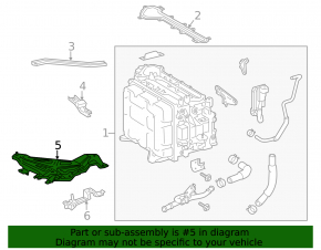 Inverter Bracket Lower Lexus RX450h 16-22