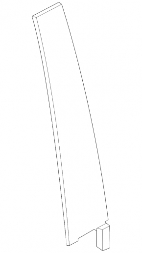Door trim side rear left Ford Mustang Mach-E 21-23 front