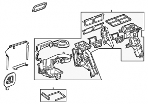 Heater assembly Chevrolet Cruze 11-15