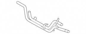 Engine Cooling System Tubes Toyota Highlander 14-16 3.5