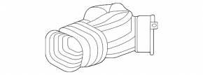 Honda CRV 20-22 hybrid lower cooling duct connector
