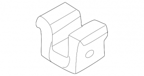 Lower Right Radiator Mount Nissan Sentra 20-